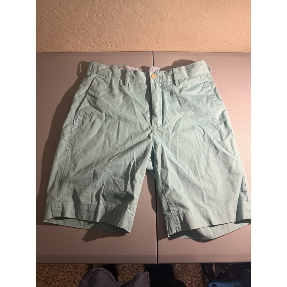 Polo Ralph Lauren Shorts Men 30 Classic‎ Fit Teal Chino Cotton Preppy Casual